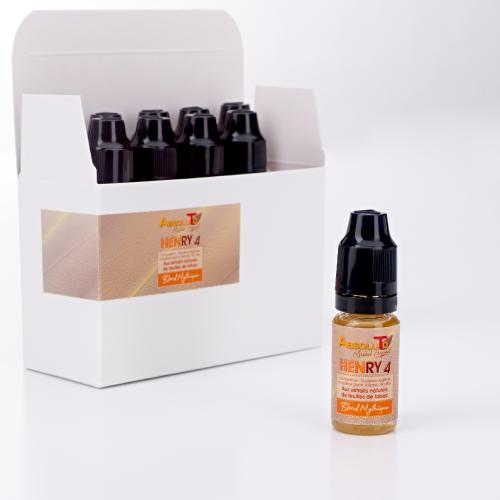 HENRY4 Box de 10 flacons de 10 ml | Absoluto | Pro Exaliquid.com